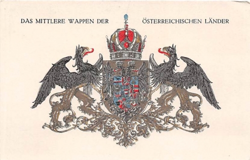 Das mittlere Wappen der Österreichischen Länder ngl 145.114