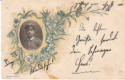 1.WK Klebe-PortraitGruß aus Russland feldpgl1916 B1.260