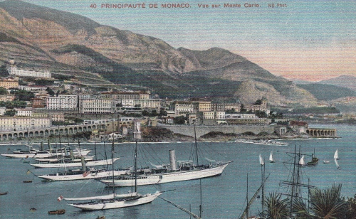Principauté de Monaco Vue sur Monte Carlo ngl D0828