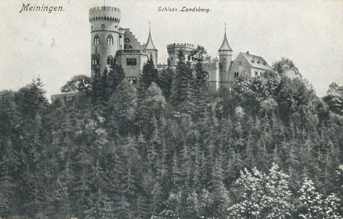 Meiningen Schloss Landsberg bahnpgl1926 114.281