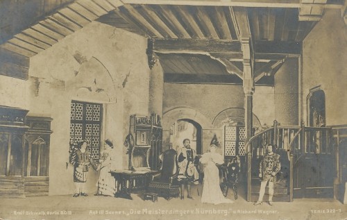 "Die Meistersinger von Nürnberg" Bühne gl1907 124.575