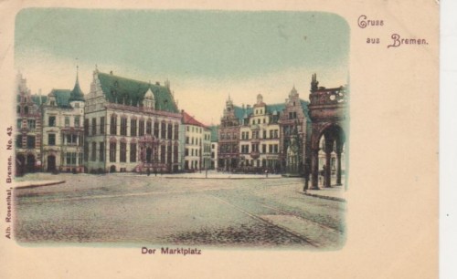 AK Alb Rosenthal Bremen der Marktplatz ngl 64.486