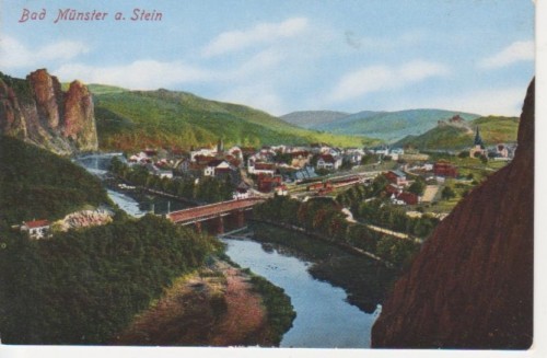 AK Bad Münster a. Stein Gesamtansicht ngl 64.555