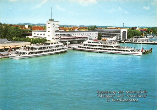 Friedrichshafen am Bodensee MS "Stuttgart" und MS "Vorarlberg" ngl 151.114