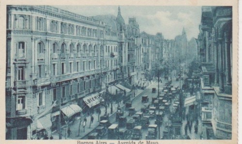 Argentinien Buenos Aires Avenida de Mayo ngl 77.973