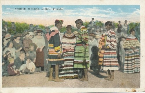 Indianer Seminole Wedding Miami, Florida gl1925 110.467