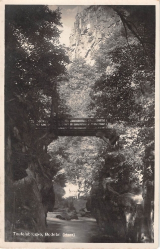 Bodetal Teufelsbrücke im Harz ngl 153.839