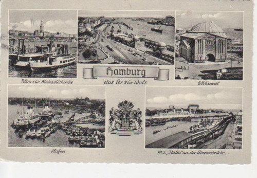 AK Hamburg das Tor zur Welt gl1958 64.688