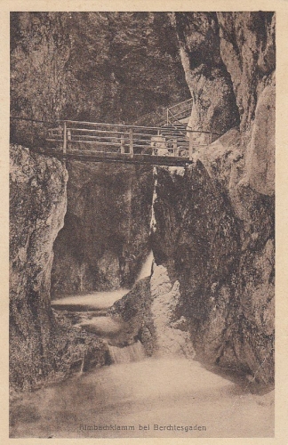 Almbachklamm bei Berchtesgaden ngl D9376