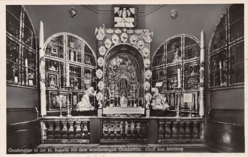 Altötting - Gnadenaltar in der Kapelle ngl 154.970