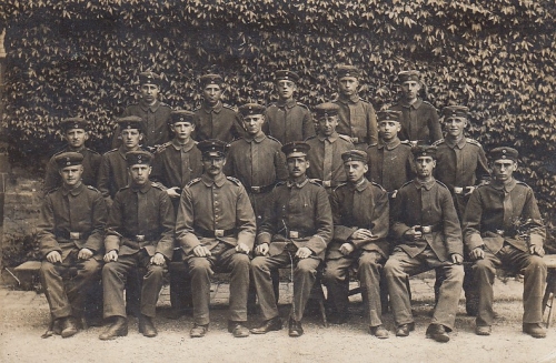 1.WK Korporalschaft Gruppenbild feldpgl191? E0628