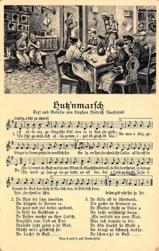 Musik und Lied: Hutz'nmarsch gl1937 161.070