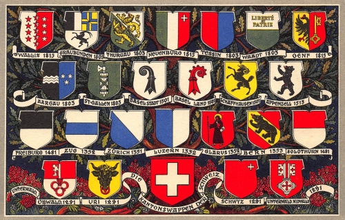 Schweiz - Wappen der Kantone ngl 161.363