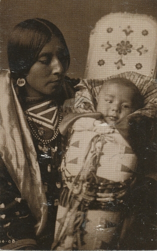 Indianer: Mutter mit Kind gl1997 110.473