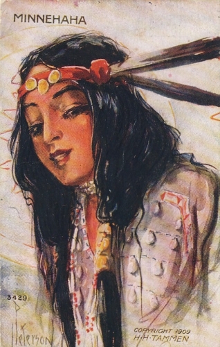 Indianer: Porträt Minnehaha gl1913 110.476