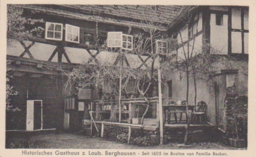 Berghausen (Pfinztal) Gasthaus zum Laub ngl 225.840