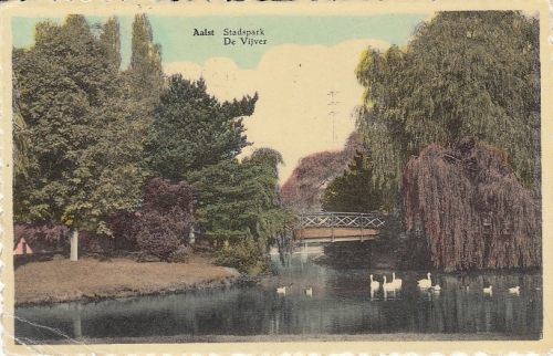 Alst, Stadpark, de Vijver gl1961 E1969