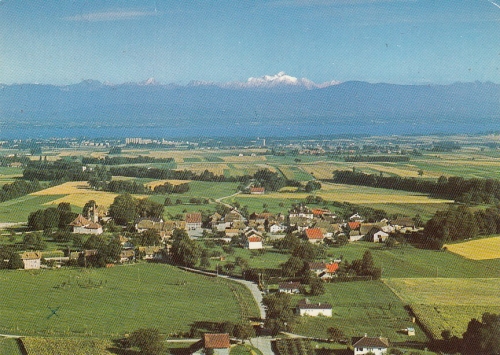 Gingins, Le Lac Léman et le Mont-Blanc gl1973 E2457