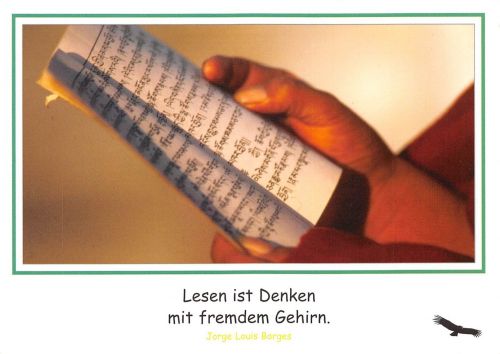Borges: Lesen ist Denken mit fremdem Gehirn ngl 170.286