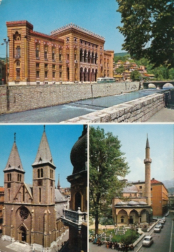 BIH Sarajevo Mehrbildkarte ngl E2636