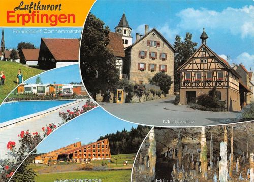 Sonnenbühl-Erpfingen Marktplatz Jugendherberge Bärenhöhle ngl 170.713