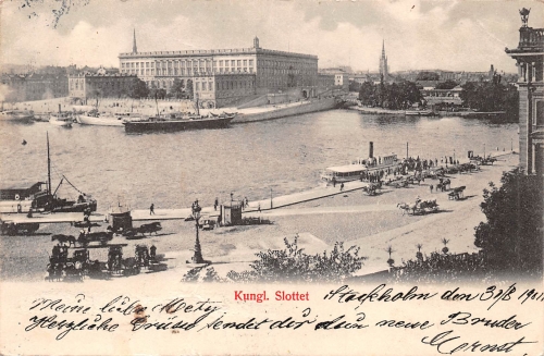 Schweden: Kungl. Slottet / Königl. Schloss gl1901 164.291