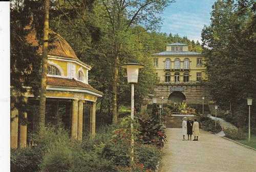 Bad Brückenau, Staatsbad, Wernarzer Quelle und Kellerbau ngl E3077