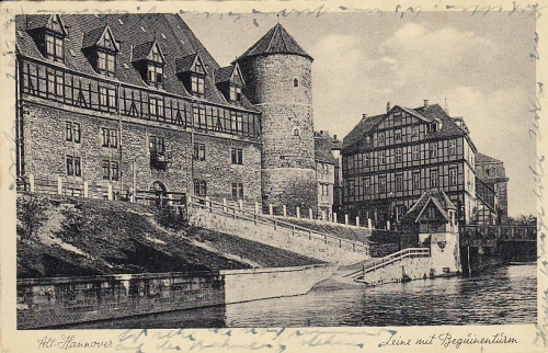 Alt-Hannover, Leine mit Beguinen-Turm gl1937 E3628