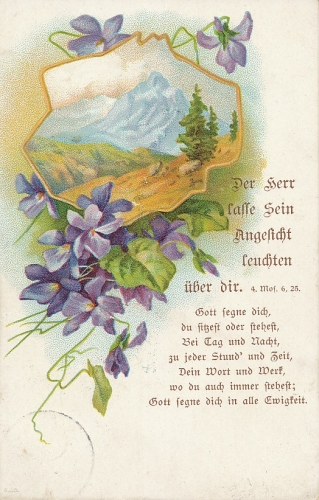Bibelzitat Bergaufnahme gl1911 113.923