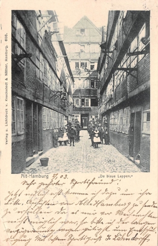 Alt-Hamburg "De blaue Lappen" gl1903 165.661