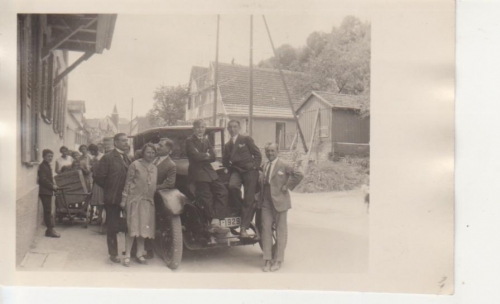 Partie am Auto aus dem Jahre 1929 ngl 94.034