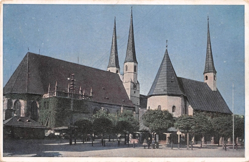 Altötting - Gnadenkapelle und Stiftskirche gl1916 167.224