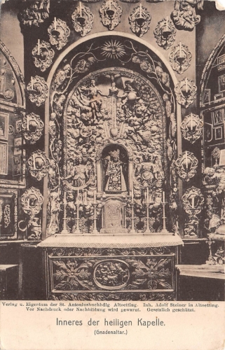Altötting - Gnadenaltar in der Gnadenkapelle gl1912 167.245