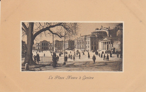 Genève, La Place Neuve ngl E5733