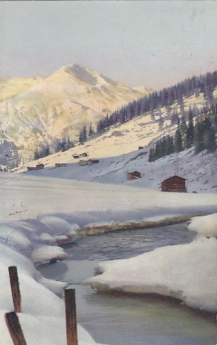 Partie bei Davos im Schnee gl1916? E6016