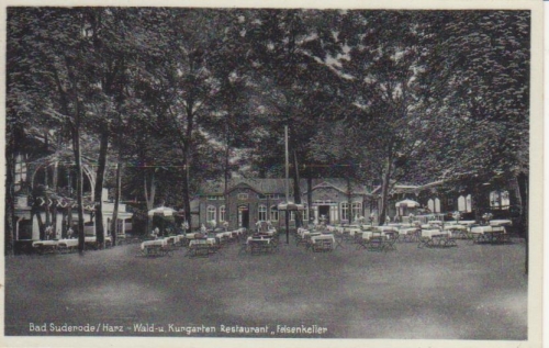 Bad Suderode Restaurant Felsenkeller ngl 91.867