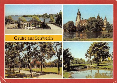 Schwerin Mehrbildkarte gl1985 174.037