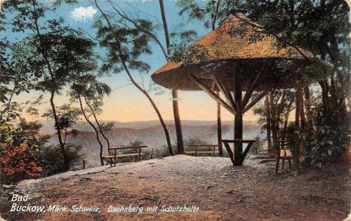 Bad Buckow Dachsberg mit Schutzhütte ngl 174.361
