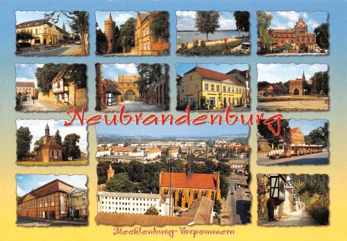 Neubrandenburg Mehrbildkarte gl2003 174.379
