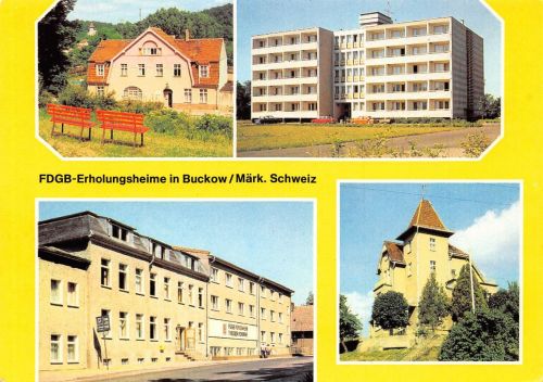 Buckow (Märk. Schweiz) FDGB-Erholungsheime ngl 174.450
