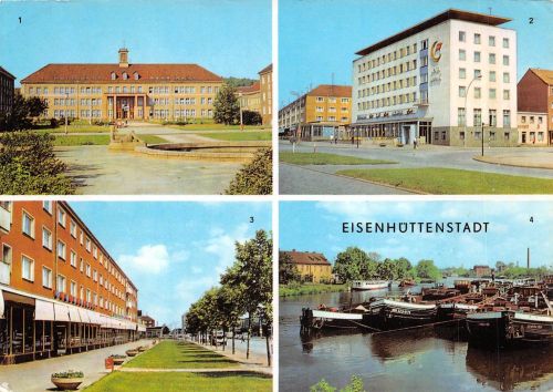 Eisenhüttenstadt, Mehrbildkarte gl1974 174.459
