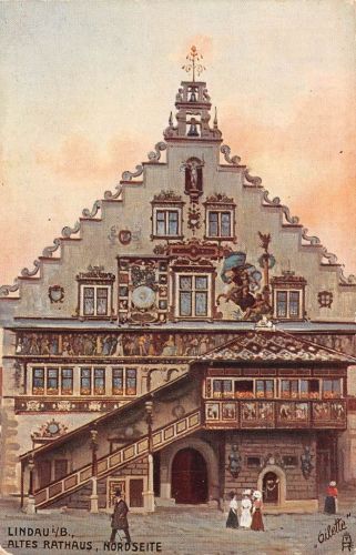 Lindau (Bodensee) Altes Rathaus Nordseite ngl 174.676