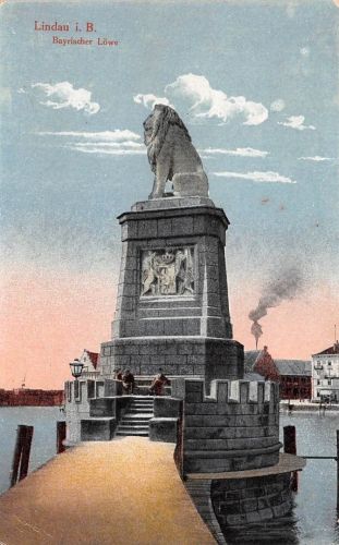 Lindau (Bodensee) Bayrischer Löwe feldpgl1918 174.677