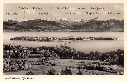 Lindau (Bodensee) Panorama gl1953 174.692