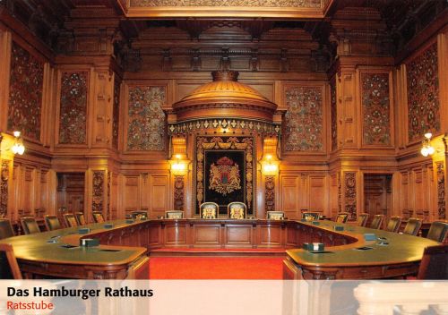 Hamburg Rathaus Ratsstube ngl 174.963