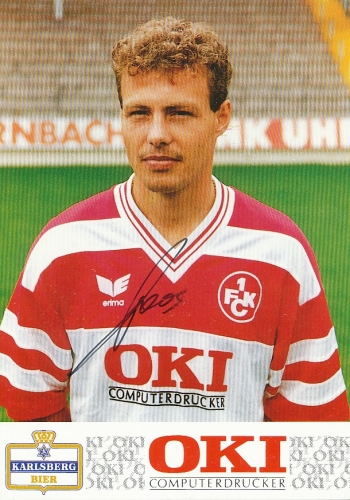 Fußball: 1.FC Kaiserslautern Axel Roos 112.325