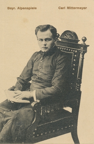 Porträt Carl Mittermayer Bayr. Alpenspiele ngl 115.643