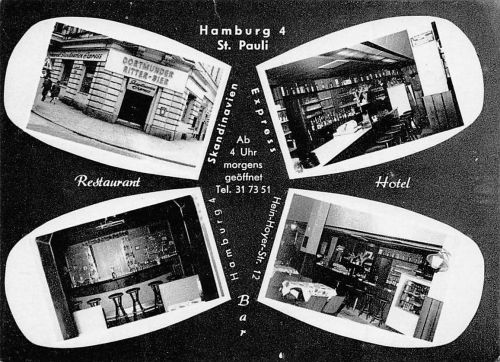Hamburg St. Pauli Hotel Skandinavien Express, keine AK ngl 174.971