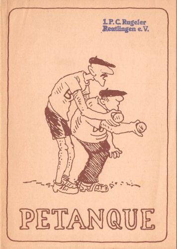 Kiel Petanque Regelbuch keine AK ngl1982 175.809