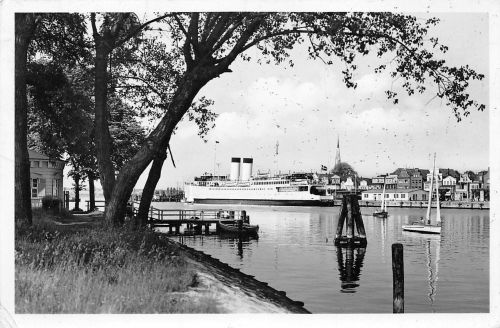 Travemünde Fährschiff "Drottning Victoria" gl1953 175.981